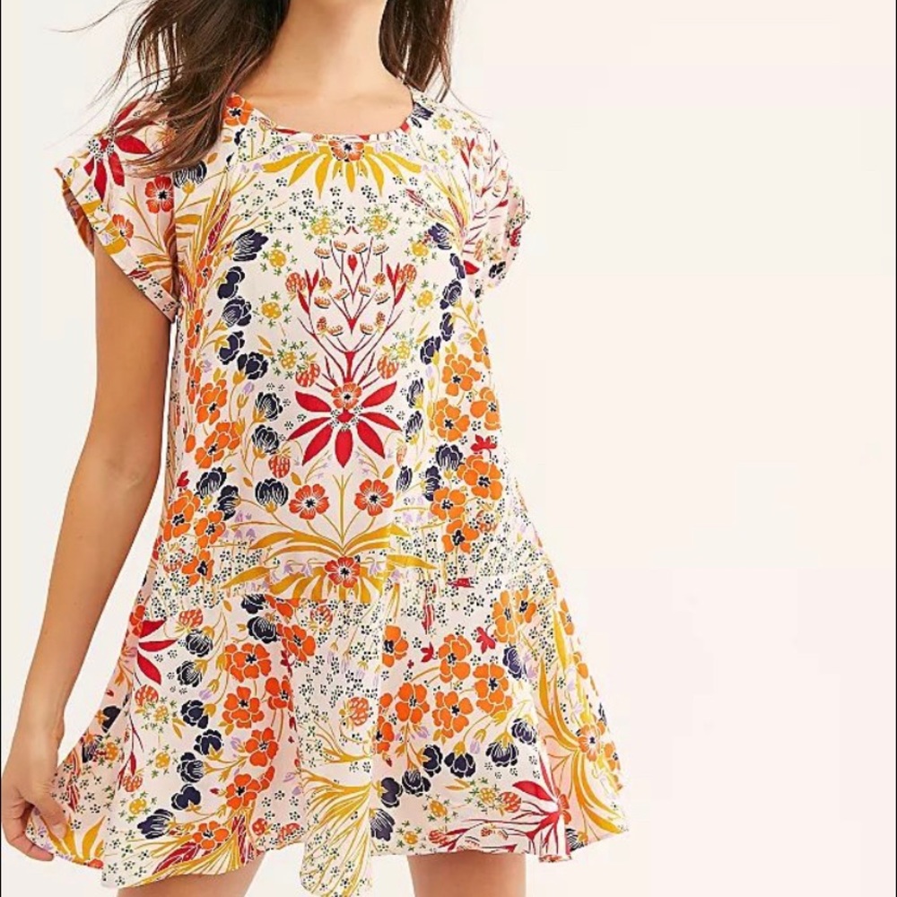 Free People Strawberry FieldsFloral Mini Dress